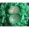 NATURAL GREEN AVENTURINE STONE HAND CARVED EGG
