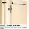 Reinforced Storm Door Closer Bracket, Screen Door Closer Replacement Part,