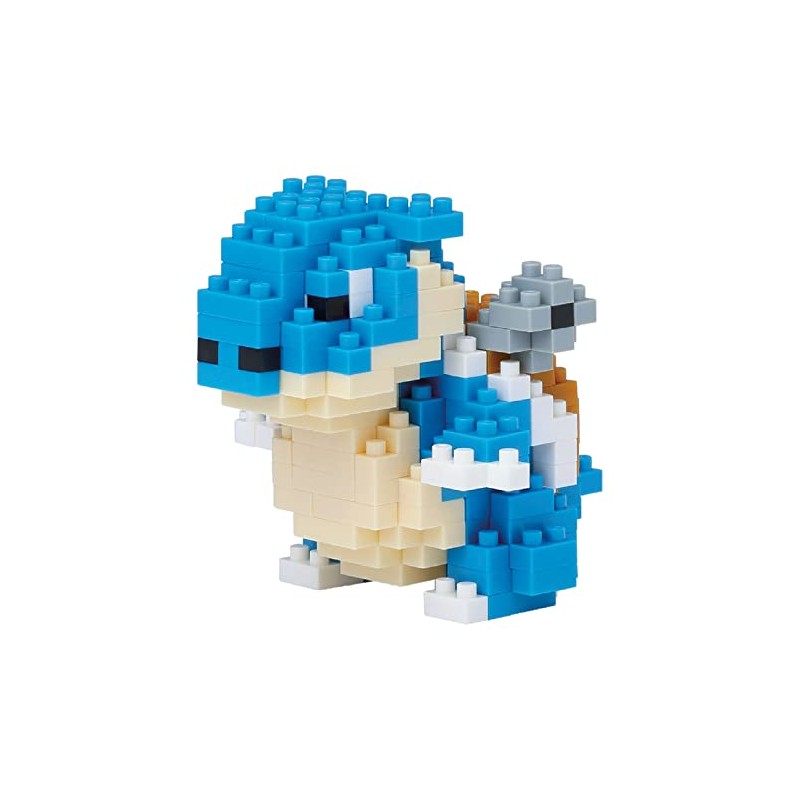 nanoblock Klemmbaustein Set Pokémon Blastoise/Turtok 220 Teile, Geschicklichkeitslevel 3, NBPM-019
