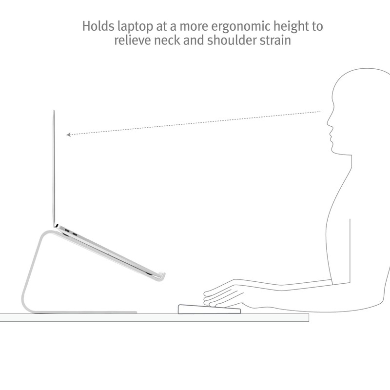 Twelve South Curve SE Ergonomic Aluminum Laptop and MacBook Stand