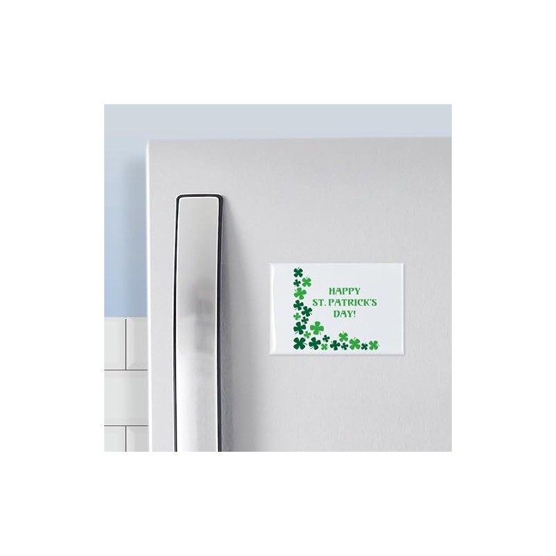 CafePress Happy St Patrick'S Day Magnets Rectangle Magnet, 3"x2" Refrigerator