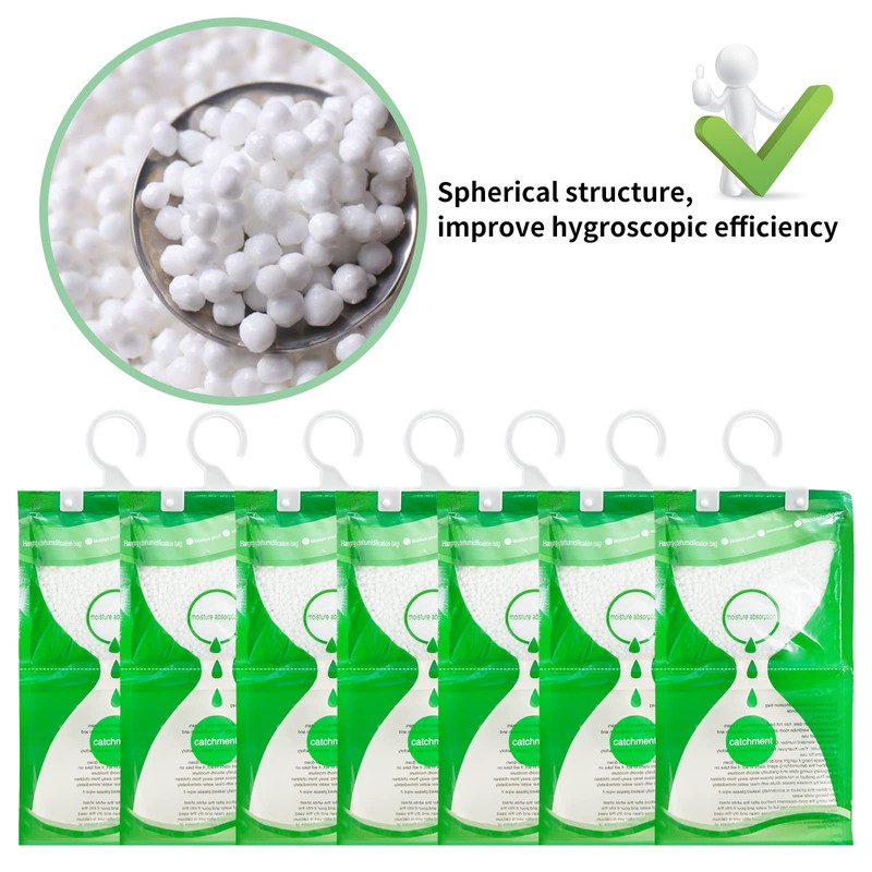Wardrobe Moisture Absorber 7 Pack Hanging Dehumidifier Against Moisture Anti-Mould