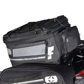 Oxford OL448 F1 Motorcycle Tail Bag with Zip Base 26cm(H) x 16cm(W) x 30cm(D)