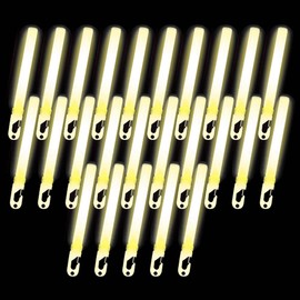 25pcs Yellow Lumica Large Flash (Conventional Type) Commercial Bulk Concert Live Event Penlight Chemical Light Festival Summer Vacation