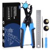 Diyife Professional Leather Hole Puncher, Full Set Punch Tool Kits