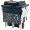 1-Pack HY12-9-3 Rocker Switch – DPDT 6-Pin 20A 125/250V (ON-Off-ON)