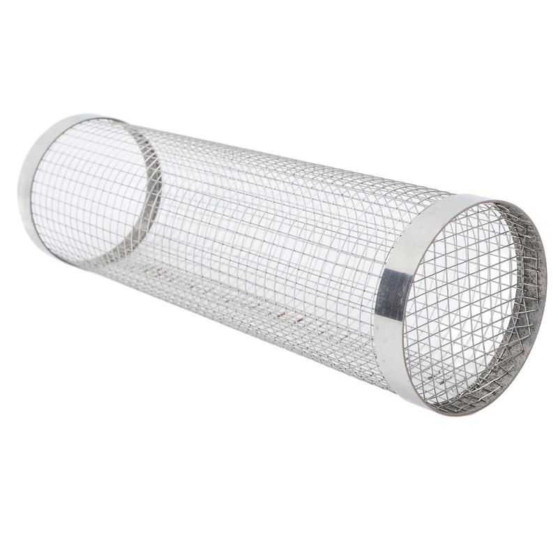 Barbecue Grilling Basket Cylinder Shaped Mesh Wire 304 Stainless Steel