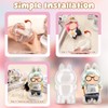 17cm Blind Figure Protective Case and Doll Clothes Set,Plastic Clear