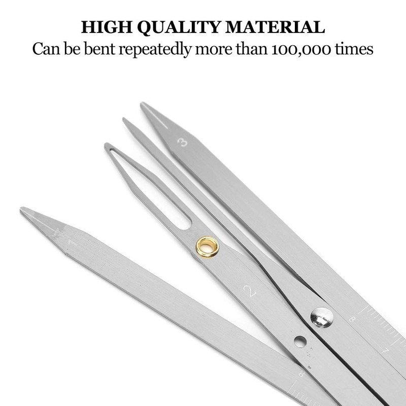 GAESHOW Tattoo Eyebrow Ruler, Microblading Tattoo Eyebrow Ruler, Golden Cut,