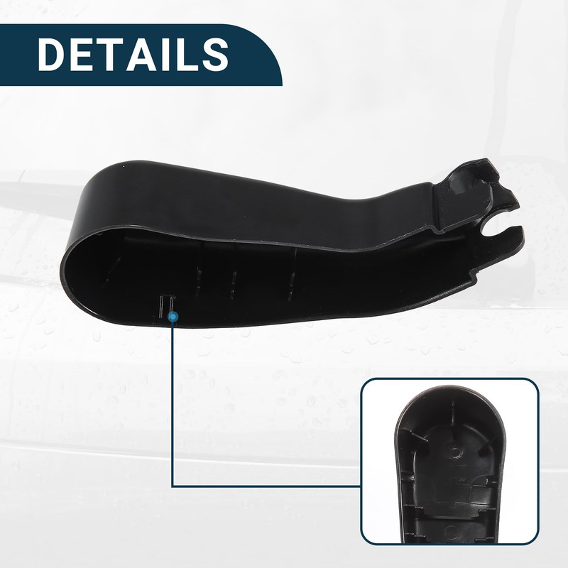 QUARKZMAN 1 Piece Car Rear Window Wiper Arm Nut Cover