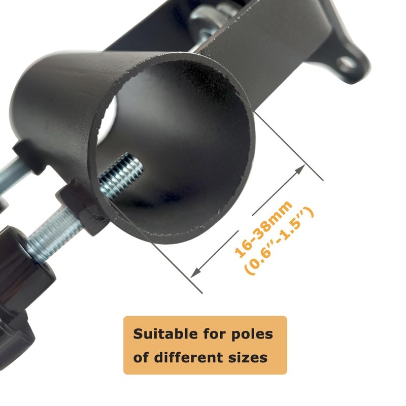 Pair of Patio Umbrella Clamp Holder - Heavy Duty Steel