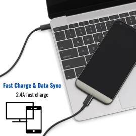 Unbranded 10 Pack USB-A to USB C Type-C Fast Charging Data SYNC Charger Cable 4ft Cord