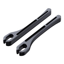 Jectam Car Seat Gap Filler, Car Gap Filler Universal Fit for Most Cars and Trucks, Fill The Gap Between Seat and Consoles, Prevents Things from Falling Out, Pack of 2 PCS, Black