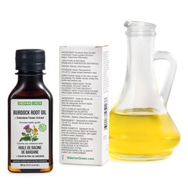 Siberian Green Burdock root Oil with Calendula Oil extract 100ml
