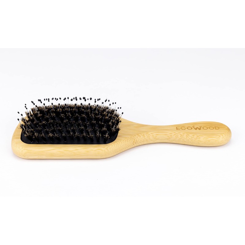 Ecowood Cepillo de Bambú para Todo Tipo de Cabello con