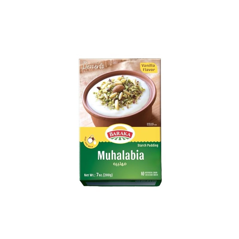 Muhalabia Vanilla Pudding Mix, Baraka's. (200g)