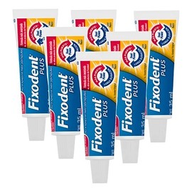 6 Fixodent Plus 35ml Extra Fijación Por Más 12 Horas +regalo