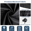 Car Window Shades, Retractable Privacy Curtain with 4 Suction Cups,