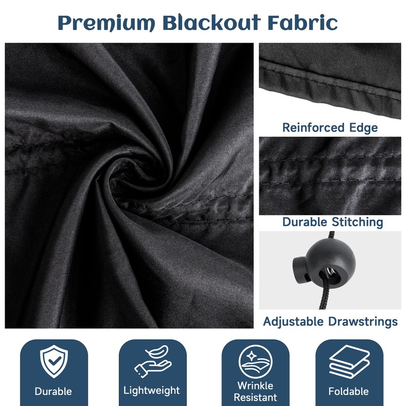 Car Window Shades, Retractable Privacy Curtain with 4 Suction Cups,