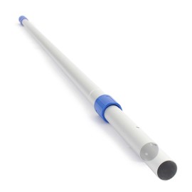 Wiltec Telescopic Pole Extendible 129-236 cm, 26 mm Connection Dimension, Telescopic Handle for Matching Brushes, Attachments, Flexible Telescopic Rod