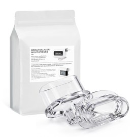 100 Pcs Individually Packaged Breathalyzer Mouthpieces for C6 C8