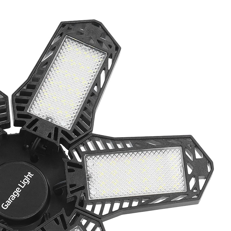 LED Garage Light 1800LM 24W 6 Leaf Foldable Good Heat