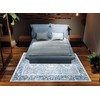 Bloom Rugs Caria Washable Non-Slip 4x6 Rug - Navy Blue