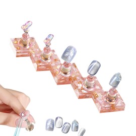 Press on Nail Stand | Nail Stand for Press on | Reusable Artificial Storage Display for Art Practice Enthusiast Beginner Women Home Salon Use