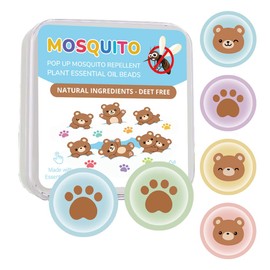 Mosquito Repellent Plant Essential Oil Bursting Bead, Up to 72 Hour of Protection, Insect Bite Plant Essential Oil Pop up Pouch
