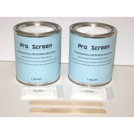 Pro Screen 2 QUART CAN HD PROJECTOR / PROJECTION SCREEN PAINT SOLUTION -Half Gallon- Cinema
