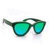 Damen hölzerne Sonnenbrille Handmade Holz Retro Vintage Mirrored Polarisiert Objektive