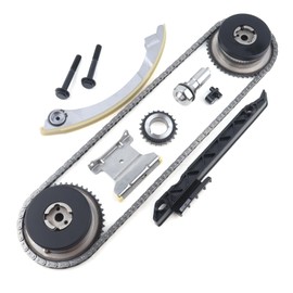 vks Timing Chain Kit with VVT for 2011-2017 GMC Terrain Chevy Equinox 2.4, for 2014 Impala Malibu, for 09-10 HHR Cobalt 2.2, for 12-16 Buick Regal LaCrosse Verano 2.4L, for 09 Pontiac G5 2.2L 12621505