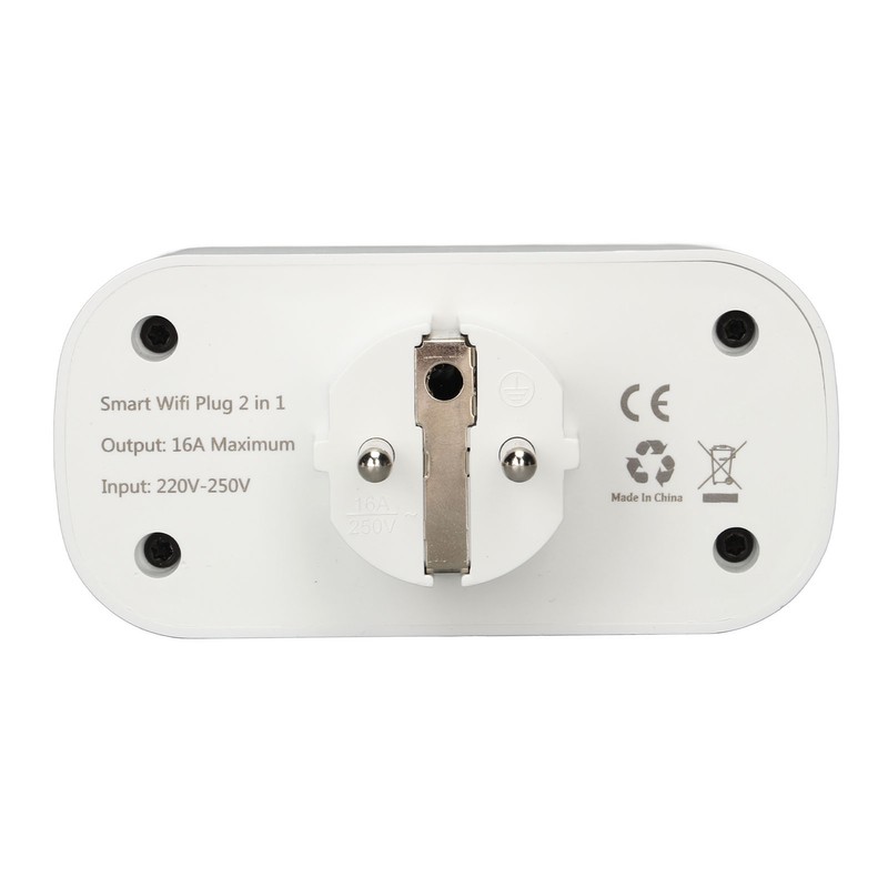 Wifi Smart Plug Wifi Dual Outlets Socket Shunt Double Control