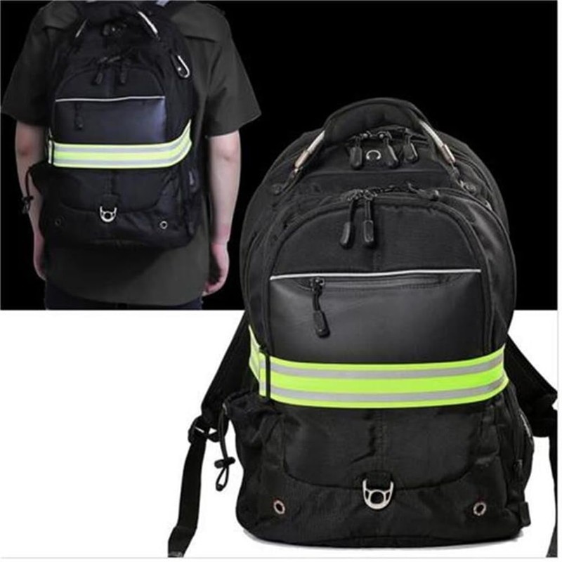 EYAKEG Reflective Belt for Running Belt Reflective Running Gear, Green