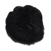 SAFIGLE Men Black Hair Wig Realistic Human Hair Topper for