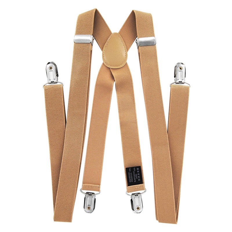 axy Men's Braces with Bow Tie - 4 Strong Clips