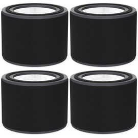 Breabetter 4-Pack AC3000W Replacement Filter V, Compatible with AC3000W AC3000B AP3151W and AC151 Purifiers, Part # FLT151