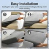 hanvate 2 Piece RV Couch Covers for Sofa Bed，RV Jackknife