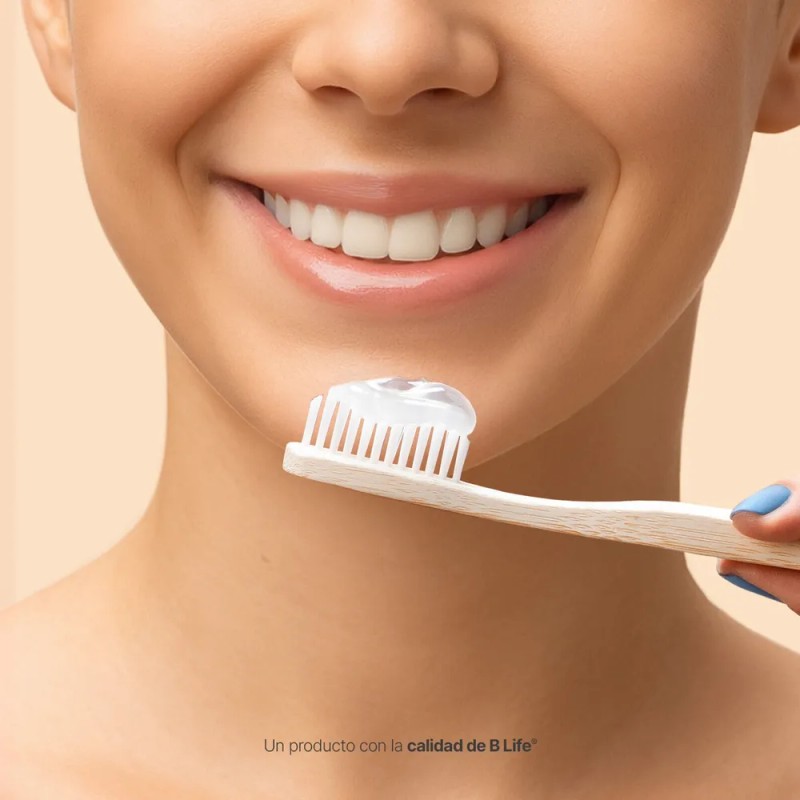 Kit 10 Cepillos Dentales De Bambú Con Cerdas Medias. B