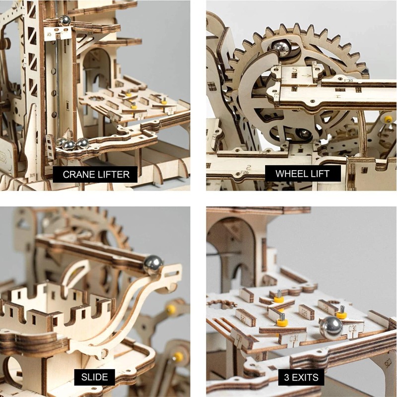 ROKR 3D Wooden Puzzle Brain Teaser Toys Mechanical Gears Kit