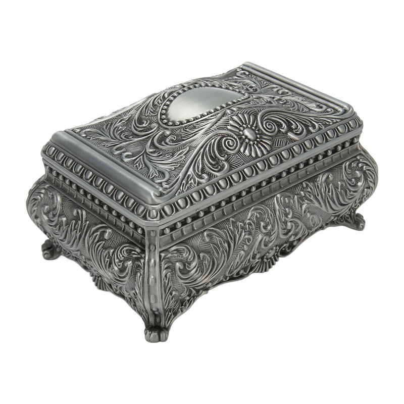 Vintage Jewelry Box Innovative European Style Light Luxury Metal Trinket