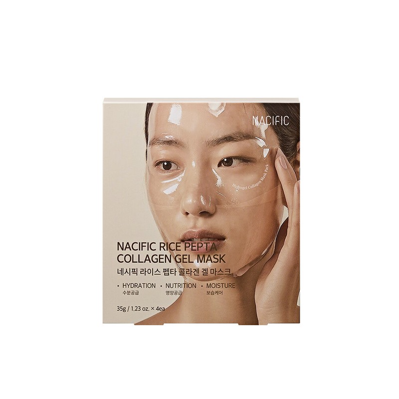 NACIFIC Rice Pepta Collagen Gel Mask Sheet 4ea - NACIFIC