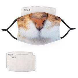 McMug - Animal Face Collection - Face Masks - 2 Filters Included, Cat, Child - 10cm x 15cm