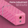 Red Cute Lipstick Lighter, Soft Flame Refillable, Adjustable Open Flame