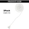 4Pcs Nylon Pull Cord Light Switch Bathroom Light Pull Cord,Replacement