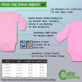 Baby Long Sleeve Bodysuit Little Miss Jelly Bean Funny Humor Boy & Girl Clothes Cotton Soft Pink Design Only Newborn