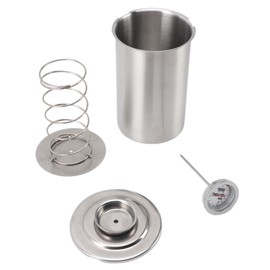 Ham Maker Large Capacity Multifunction Stainless Steel Meat Press with Thermometer for Making Healthy Homemade Deli Meat