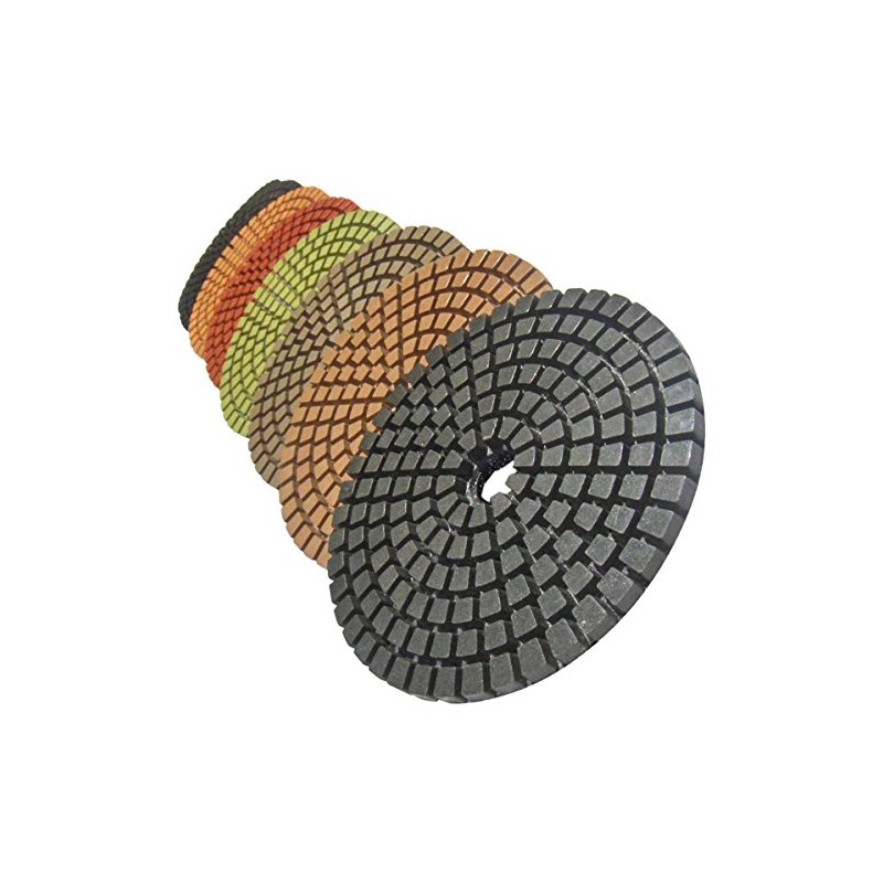 STADEA Premium Grade Wet 6" Diamond Polishing Pads 8 Pcs