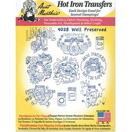 Well Preserved Aunt Martha's Hot Iron Embroidery Transfer