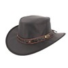 Outbacker Australian leather hat Roo Nomad Traveller made of genuine